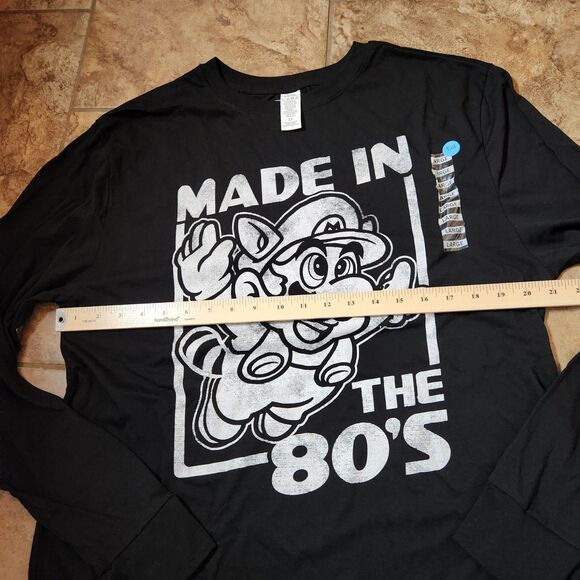 Nintendo Mario “Made in the 80s” Shirt – Men’s LT, Long Sleeve, NWOT - Picture 6 of 7
